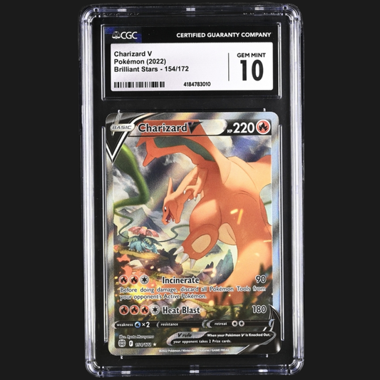 CGC 10 CHARIZARD V 154/172
