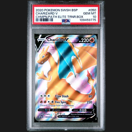 PSA 10 CHARIZARD V SWSH050