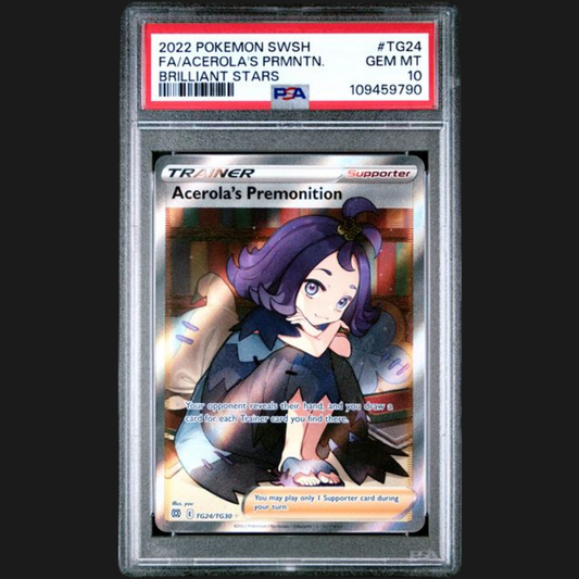 PSA 10 ACEROLA'S PREMONITION TG24/TG30