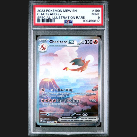 PSA 9 CHARIZARD ex 199/165