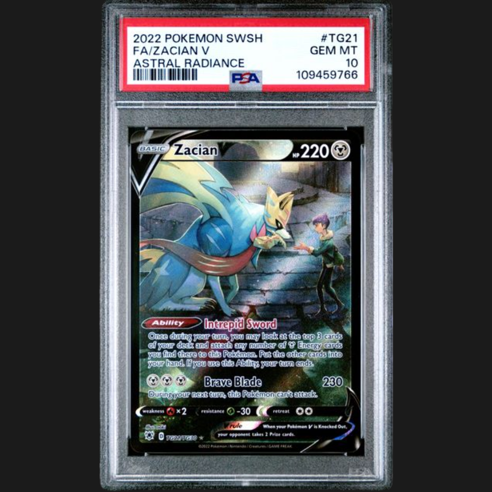 PSA 10 ZACIAN V TG21/TG30