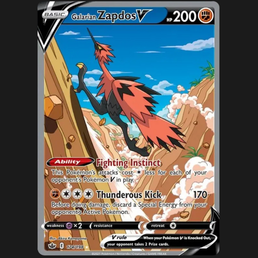 Galarian Zapdos V 174/198