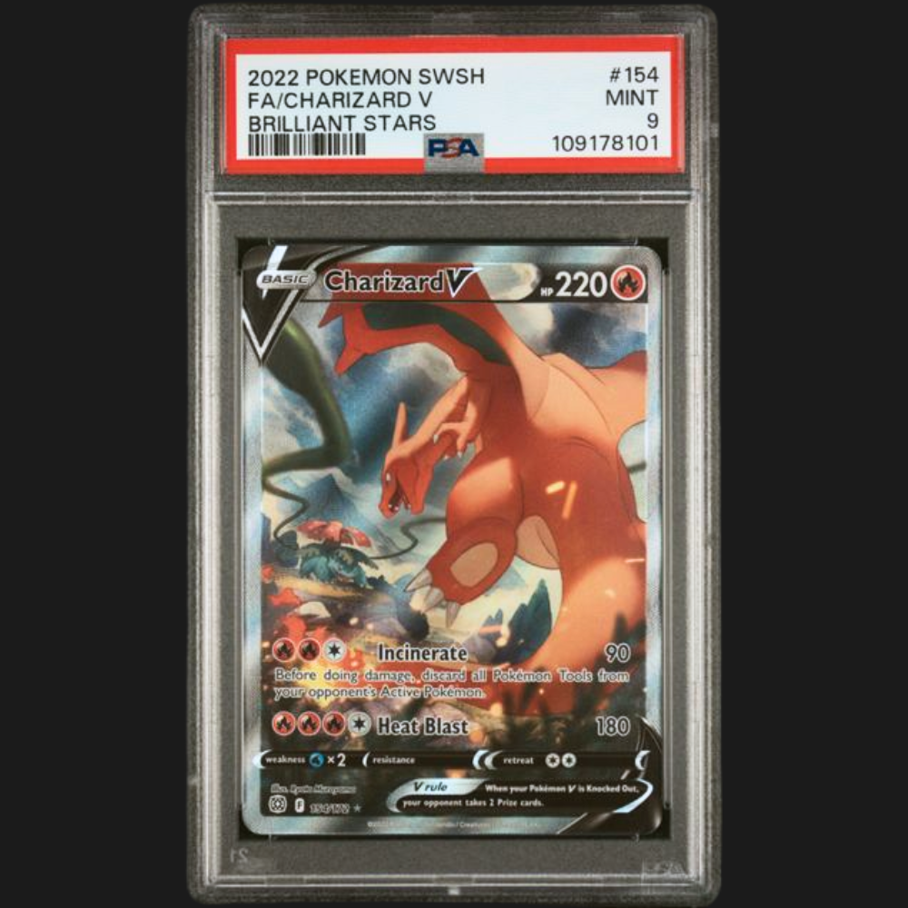 PSA 9 CHARIZARD V 154/172